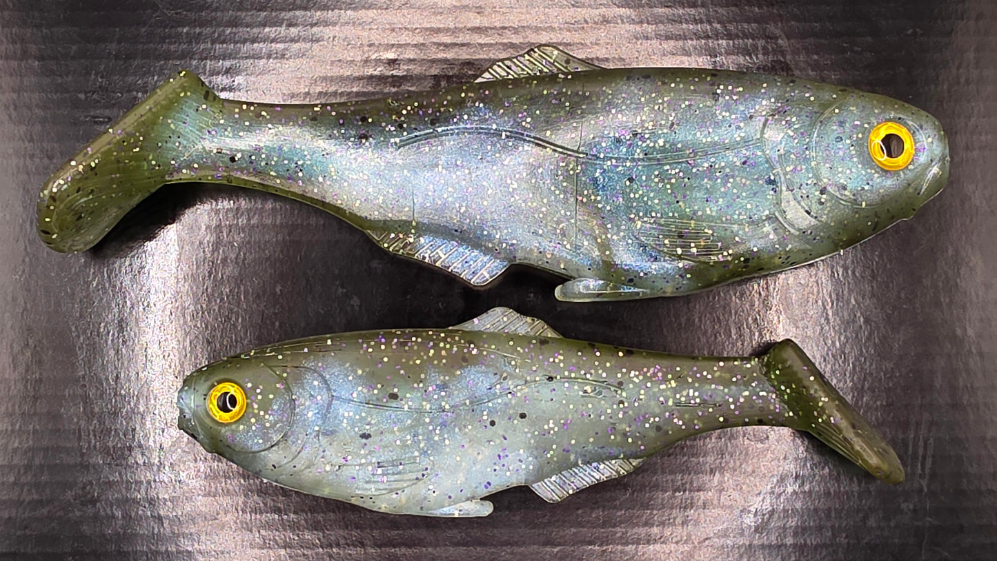 GP Hi-light Swirl Weedless Shad
